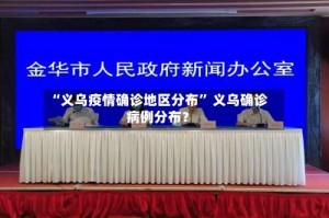 “义乌疫情确诊地区分布” 义乌确诊病例分布？