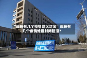 “现在有几个疫情地区封闭” 现在有几个疫情地区封闭管理？