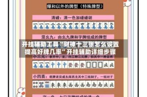 开挂辅助工具“财神十三张怎么设置提高好牌几率”开挂辅助详细步骤