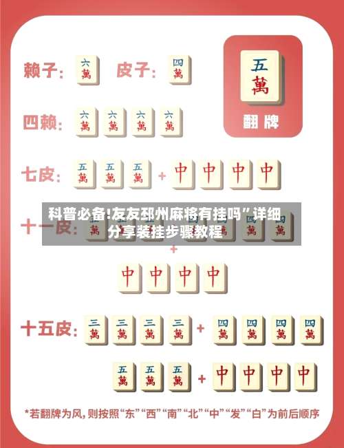 科普必备!友友邳州麻将有挂吗”详细分享装挂步骤教程-第2张图片