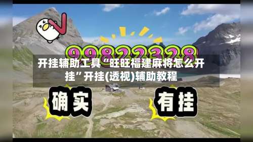 开挂辅助工具“旺旺福建麻将怎么开挂”开挂(透视)辅助教程-第1张图片