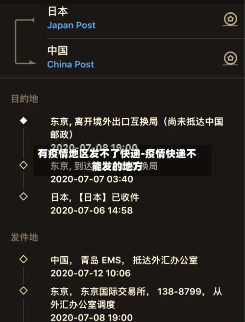 有疫情地区发不了快递-疫情快递不能发的地方-第2张图片