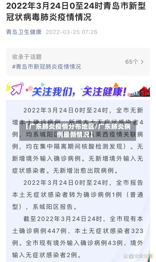 【广东肺炎疫情分布地区/广东肺炎病例最新情况】-第1张图片