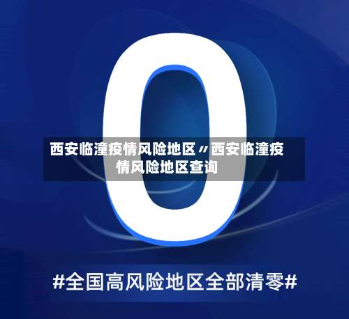 西安临潼疫情风险地区〃西安临潼疫情风险地区查询-第1张图片