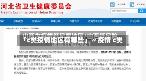 「c类疫情地区有哪些」〃疫情 c类-第2张图片
